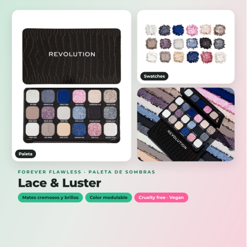 Revolution - Pack 3 Paletten von Forever Flawless Lidschatten