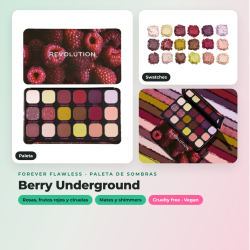 Revolution - Pack 3 Paletten von Forever Flawless Lidschatten