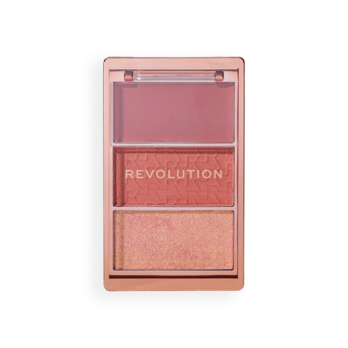 Revolution - Rouge-Palette Icon Blush - Aura Points Rose