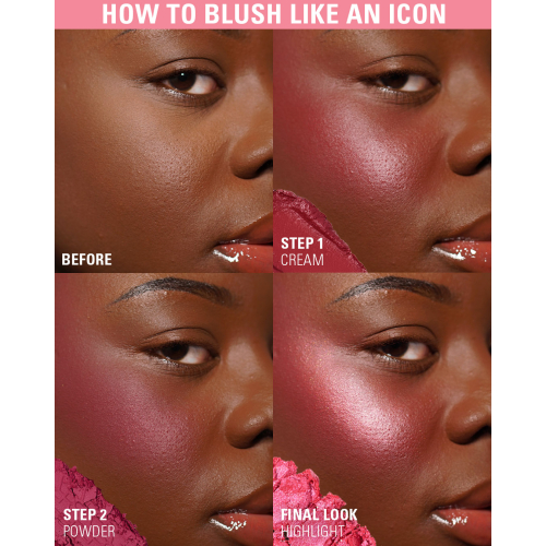 Revolution - Rouge-Palette Icon Blush - Aura Points Rose