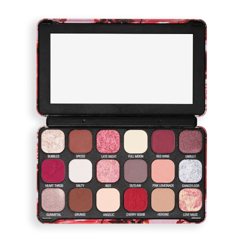 Revolution - Forever Flawless Lidschatten-Palette - Cherry Rebel Red