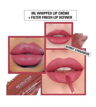 Revolution - Lipliner IRL Filter Finish Lip Definer - Burnt Cinnamon
