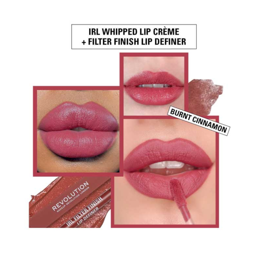 Revolution - Lipliner IRL Filter Finish Lip Definer - Burnt Cinnamon