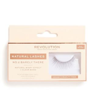 Revolution - Natural Lashes Künstliche Wimpern - Nº.2 Barely There