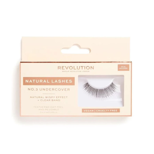Revolution - Natural Lashes Künstliche Wimpern - Nº.3 Undercover