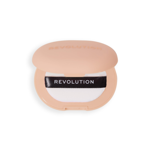 Makeup Revolution - Kompaktpuder + Haftgriff für Mobiltelefone Powder Pops - Peach