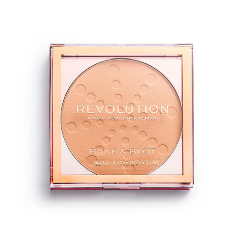Revolution - Bake & Blot Kompaktpuder - Beige