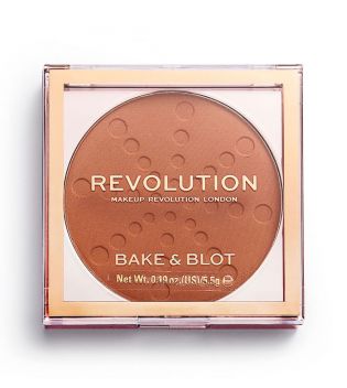 Revolution - Bake & Blot Kompaktpuder - Orange