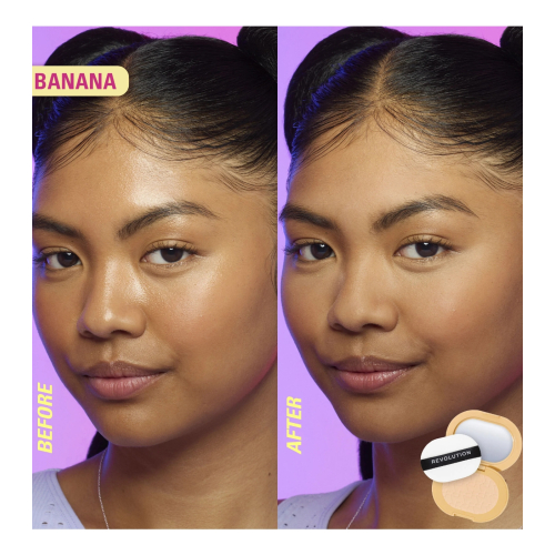 Revolution - Kompaktpuder Powder Pops Instant Blur - Banana