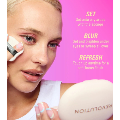 Revolution - Kompaktpuder Powder Pops Instant Blur - Banana Light