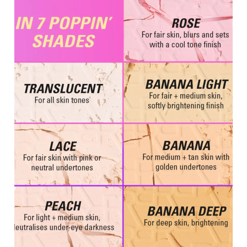 Revolution - Kompaktpuder Powder Pops Instant Blur - Lace