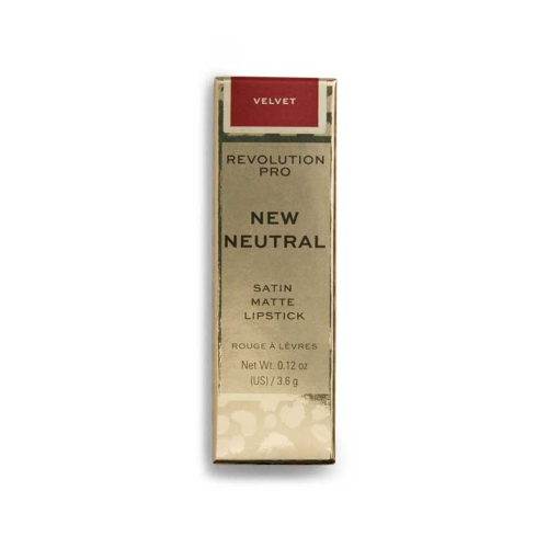 Revolution Pro - New Neutral Satin Matte Lippenstift - Velvet