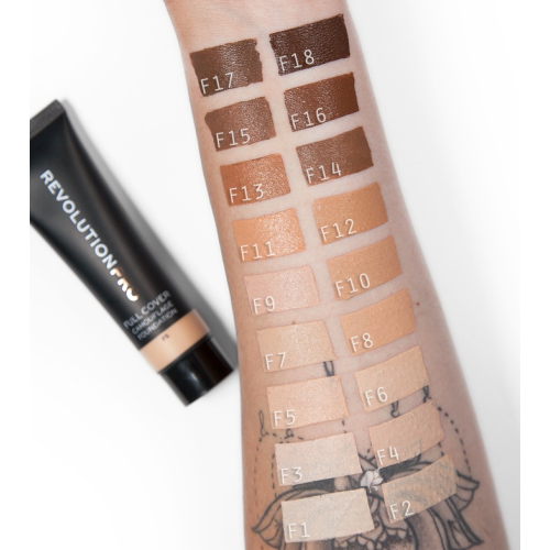 Revolution Pro - Full Cover Camouflage  Foundation - F17