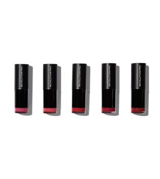 Revolution Pro - 5 Lippenstift Collection - Matte Reds