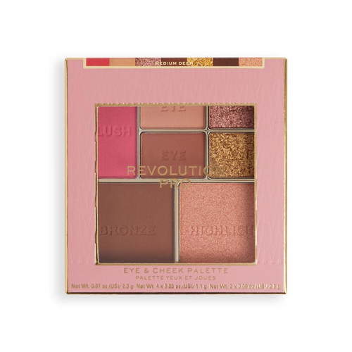 Revolution Pro - *Iconic*  – Augen- und Gesichtspalette – Medium/Deep