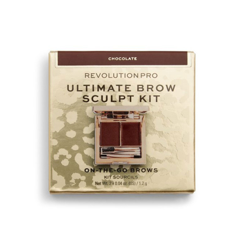 Revolution Pro - Augenbrauen-Kit Ultimate Brow Sculpt Kit - Chocolate