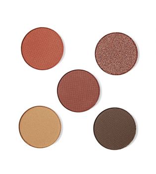 Revolution Pro - 5 Magnetic Refill Eyeshadow Pack - Tame