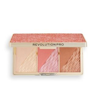 Revolution Pro - Crystal Luxe Gesichtspalette - Rose Fresco