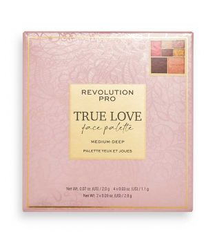 Revolution Pro – Gesichtspalette True Love – Medium-Deep