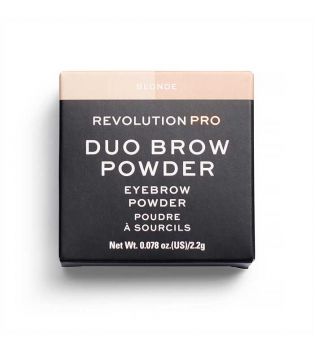 Revolution Pro - Duo Eyebrow Powder - Blonde