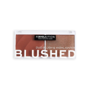 Revolution Relove - Colour Play Blushed Blush and highlighter duo - Baby