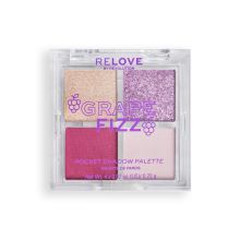 Revolution Relove – Lidschatten-Palette im Taschenformat – Grape Frizz