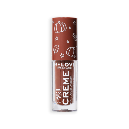 Revolution Relove - *Pumpkin Spice* - Matter flüssiger Lippenstift PSL Creme - Espresso Brown