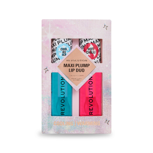 Revolution - Lipgloss-Set Maxi Plump Lip Duo - Maxi Plump Cool As Ice +  Maxi Plump Hot As Chilli