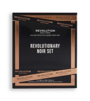 Revolution - Set aus Eau de Toilette und Körperspray - Revolutionary Noir
