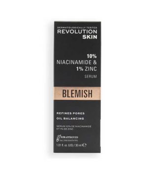 Revolution Skincare - *Blemish* - Porenverkleinerndes Serum 10 % Niacinamid + 1 % Zink - 30 ml