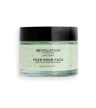 Revolution Skincare - Feed your face x Jake-Jamie Feuchtigkeitsspendende maske - Mint choc chip