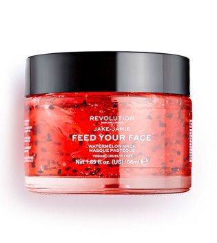 Revolution Skincare - Feed your face x Jake-Jamie Feuchtigkeitscreme maske - Wassermelone