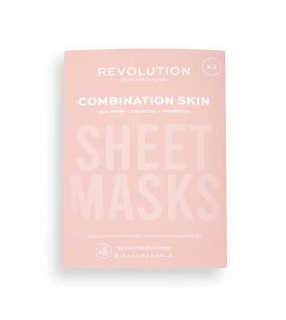 Revolution Hautpflege - 3er Pack Masken für Mischhaut