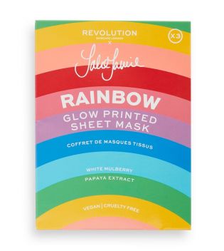 Revolution Skincare - Packung mit Gesichtsmasken Jake-Jamie Rainbow