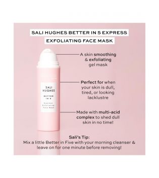 Revolution Skincare - *Sali Hughes* – Gesichtsmaske Better in 5 Express Exfoliating Mask