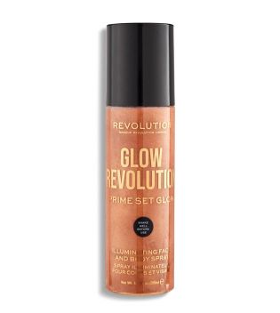 Revolution - Glow Revolution Fix Make-up-Fixierspray - Timeless Bronze