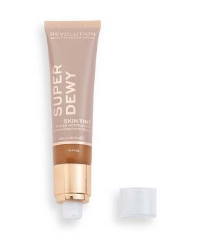 Revolution - *Super Dewy* - Getönte Feuchtigkeitscreme Super Dewy Skin Tint - Toffee