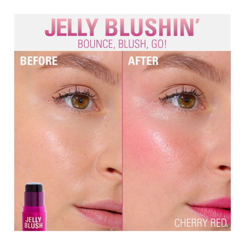 Revolution – Jelly Lip and Cheek Tint Jelly Blush - Cherry Red