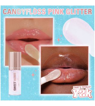 Revolution - *Y2K Baby* – Lipgloss Sweet Bomb - Candyfloss Pink Glitter