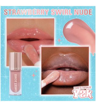 Revolution - *Y2K Baby* – Lipgloss Sweet Bomb - Strawberry Swirl Nude