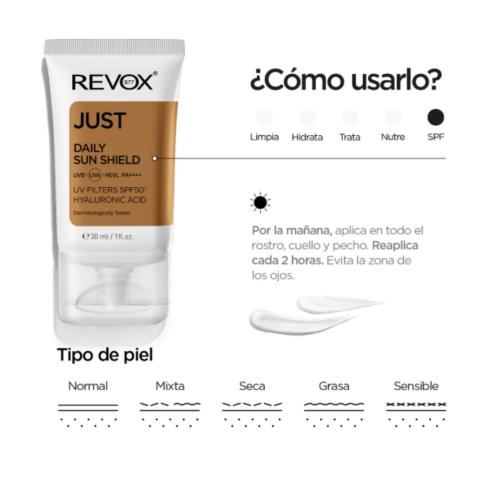 Revox - *Just* - Täglicher Sonnenschutz SPF50 + mit Hyaluronsäure