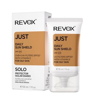 Revox - *Just* – Täglicher Sonnenschutz SPF50+ mit Vitamin E für fettige Haut