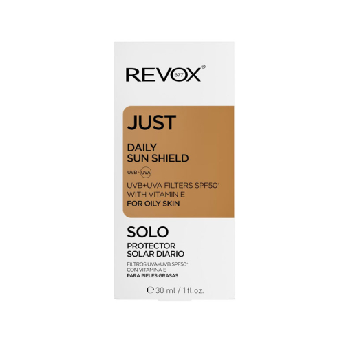Revox - *Just* – Täglicher Sonnenschutz SPF50+ mit Vitamin E für fettige Haut
