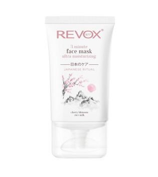 Revox - Japanese Routine Ultra Feuchtigkeitsspendende 3-Minuten-Gesichtsmaske