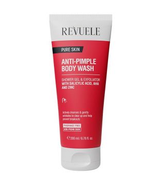 Revuele – *Pure Skin* – Anti-Pickel-Peeling-Duschgel Anti-pimple body wash