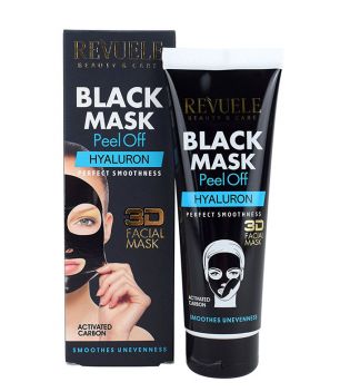 Revuele - Black Mask mit Aktivkohle - Hyaluron