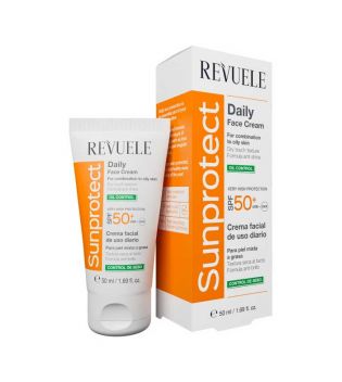Revuele - Sebum Control Face Sunscreen Sunprotect SPF50+ - Mischhaut bis fettige Haut