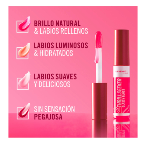 Rimmel London - Lipgloss Thrill Seeker - 250: Peach Vibes
