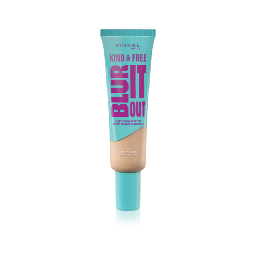 Rimmel London - *Kind & Free* - Mattierende Foundation Blur It Out - 001: Fair Porcelain