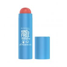 Rimmel London - *Kind & Free* – Rouge und Lippenstift Tinted Multi-Stick - 001: Caramel Dusk